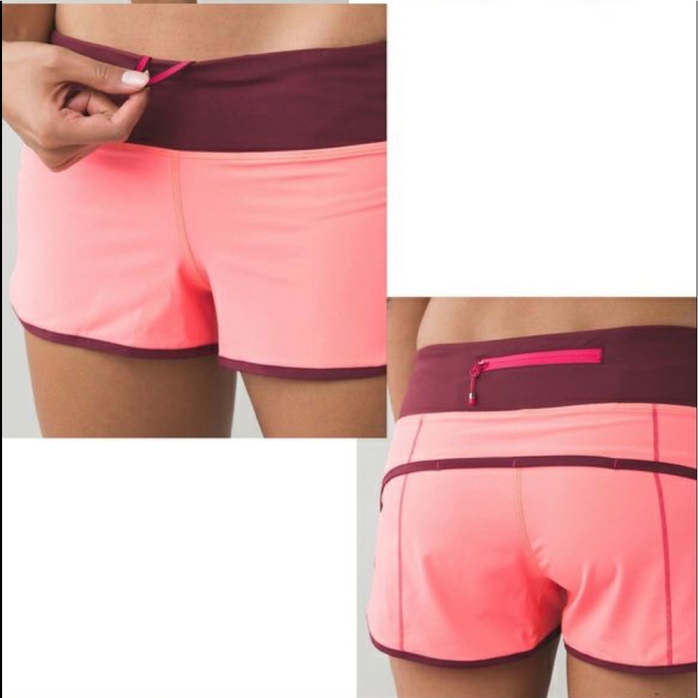 Lululemon Flashlight/wine Berry Speed Up 2.5”